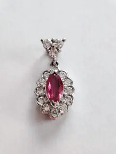 ジュエリーマキ ルビー ダイヤモンド ペンダントトップ