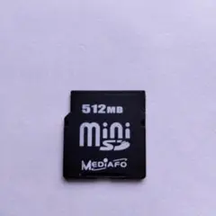 希少 MEDIAFO miniSDカード 512MB