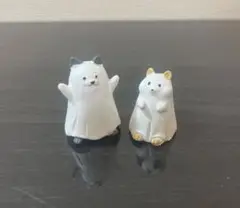 ナチュラルキッチン ハロウィン 猫 リス オブジェ ミニチュア 置物　秋