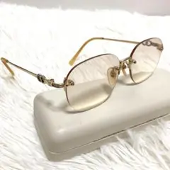 美品★セリーヌ　メガネ　サークルロゴ　トリオンフ　ヴィンテージ　金　銀