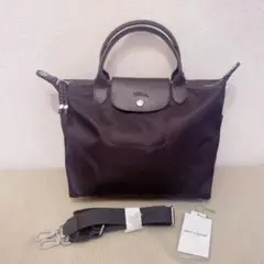 LONGCHAMP ブラック トートバッグ