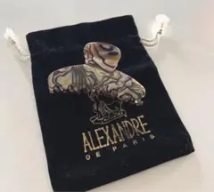 ALEXANDRE DE PARIS ヘアクリップ オニキス