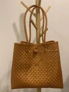 【未使用】パサールカゴバッグ　ブラウン