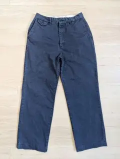 caqu サキュウ　ワークパンツ　size1 ネイビー シンチバック