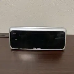 maruman デジタル 目覚まし時計 シルバー レトロ