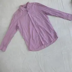 ⭐ユニクロ⭐ピンクカラーシャツ XLサイズ 大きめ ゆったり 高身長さんにも