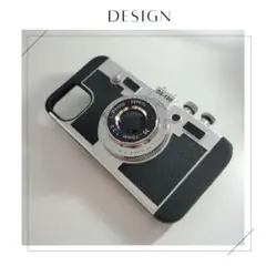 【アイフォン14】カメラ　レトロ　iPhone14　ケース　カバー　F10031