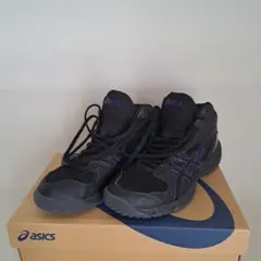 asics バッシュ DUNK SHOT MB9 ブラック×ロイヤルアゼール