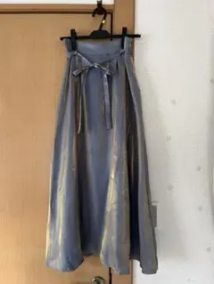 KBF メタリックロングスカート