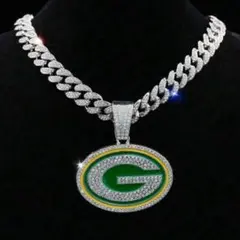 パッカーズ NFL ブリンブリン ネックレス ペンダントトップ セット アメフト