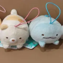 すみっコぐらし ゴムひも付きマスコット2体セット