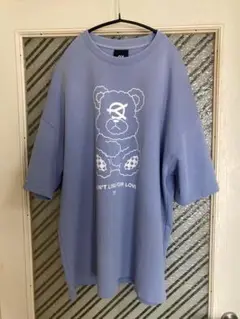 OY ODOLLY くま　Tシャツ　青