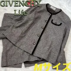 ✨希少ヴィンテージ品✨GIVENCHY ジバンシー セレモニースーツ ノーカラー
