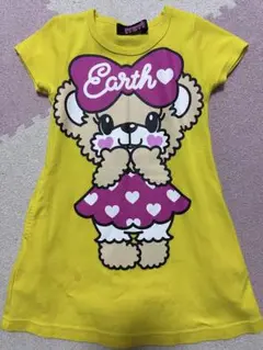 Earth Magic クマプリントワンピース 110
