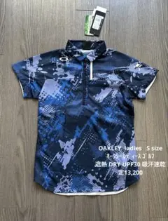 新品 オークリー レディースゴルフポロ 遮熱 DRY UPF30 吸汗速乾 S