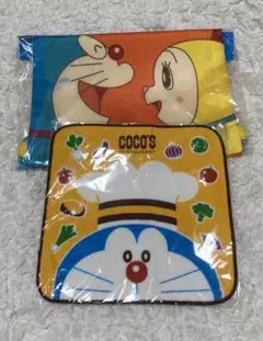 ドラえもん ナップサック　ハンカチタオル　セット　非売品