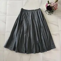 エスマックスマーラ　スカート　フレア　34サイズ　ブルーグリーン