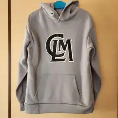 新品CLMロゴ フード付きパーカーグレー