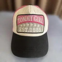 TOMMY GIRL トミー キャップ ピンク/黒