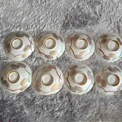 葉柄装飾ボウル 8個セット