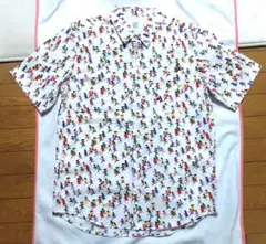 graniph カラフル人形プリント 半袖シャツ M