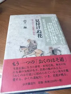 見付けぬ花 山下海著 2200円