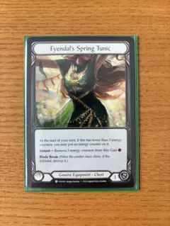 その他 FaB Fyendal's Spring Tunic RF Fyendal's Spring Tunic (Road to Nationals) (Extended Art