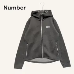 【美品】ナンバー R.C.N.B フード付きフルジップパーカー M ダークグレー