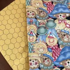 生地　はぎれ　カントリー　２種