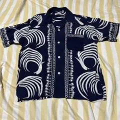 SUN SURF アロハシャツ ネイビー・ホワイト