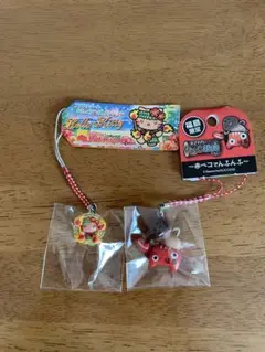 赤べこで　んふんふーのコラボの根付け