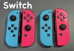 Switch ジョイコン ブルー2個 ネオンピンク2個