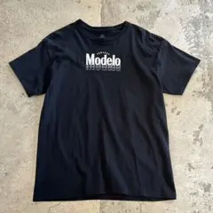 古着 Modelo Tシャツ L モデロ ビール 半袖Ｔシャツ 企業ロゴ