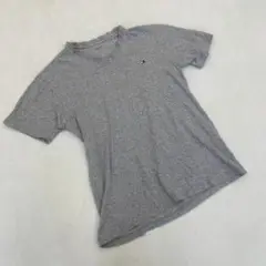 ⭐️トミーヒルフィガー⭐️Tシャツ 超シンプル　グレー Vネック ベーシック