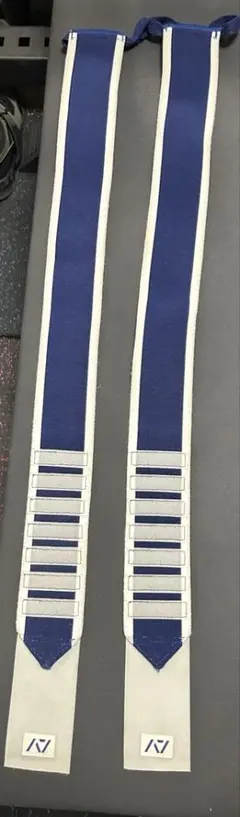 A7 Zebra リストラップ Night Light Mids 55cm Zebra Wrist Wraps - USPA & IPF Approved - Night Light - A7