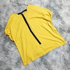 美品✨ブランベール✨ドルマン袖カットソー 38 M イエロー 日本製