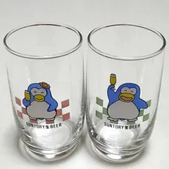 SUNTORY ペンギン ガラスコップ 2個セット