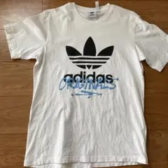 adidas ホワイト Tシャツ M