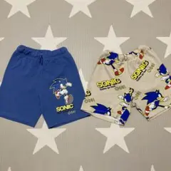 H&M ソニック 半ズボン 2枚セット☆120