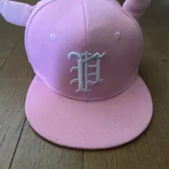 耳付きピンクキャップ