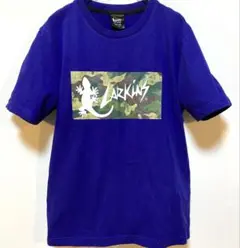 未使用　綿100% ＊ラーキンス　LARKiNS 青Tシャツ　140サイズ＊