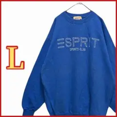 【ESPRIT】 長袖 スウェット トレーナー ロゴ カジュアル ヴィンテージ