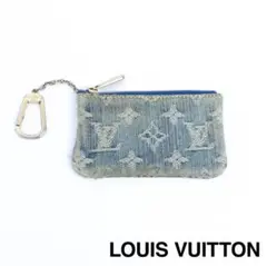 LOUIS VUITTON ルイヴィトン モノグラム デニム ポシェットクレ