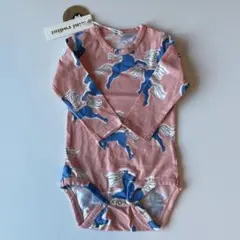 【新品】mini rodini ロンパース ボディスーツ 9-12m ①
