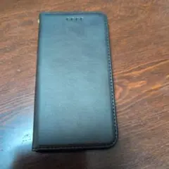 【新品】スマホ手帳型ケース　iPhoneSE(第2世代)カードポケット付き(黒)