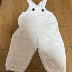 WOODS ホワイトオーバーオール