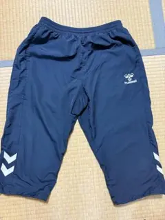 hummel ネイビー 7分丈ピステパンツ