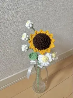 毛糸の枯れない花束
