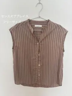 SENSE OF PLACE ノースリーブシャツ フリーサイズ