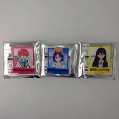 Gundam GQuuuuuuX ジークアクス アクリルクリップバッジセット3種